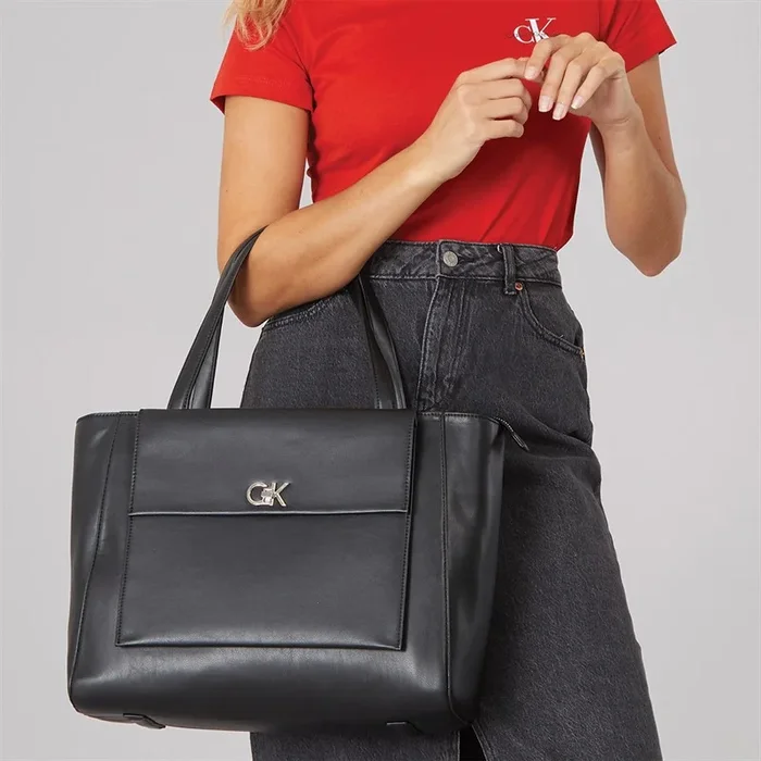 Buy Calvin Klein Womens Medium Shopper Black