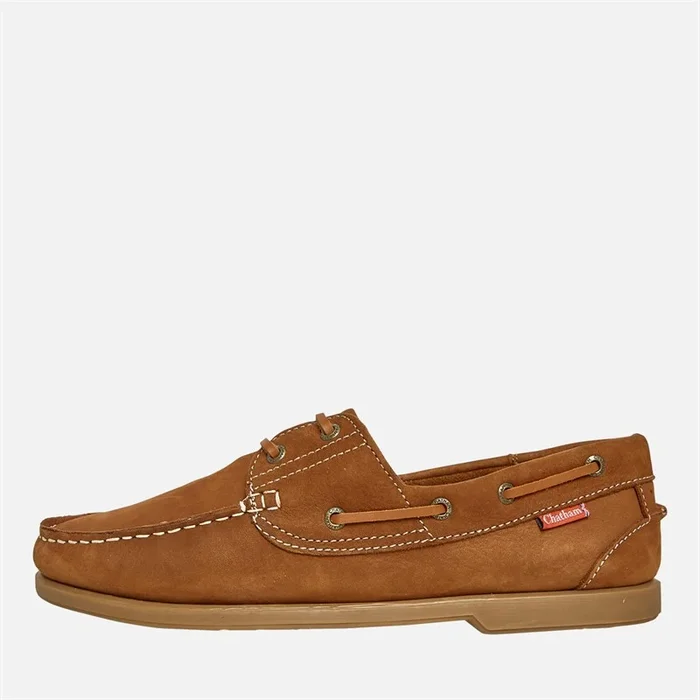 Buy Chatham Marine Mens Bow Deck Shoes Brown/Gum