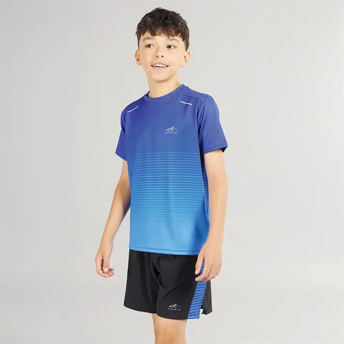 Buy Closure London Boys Gradient Print Co-Ord Set Cobalt/Black