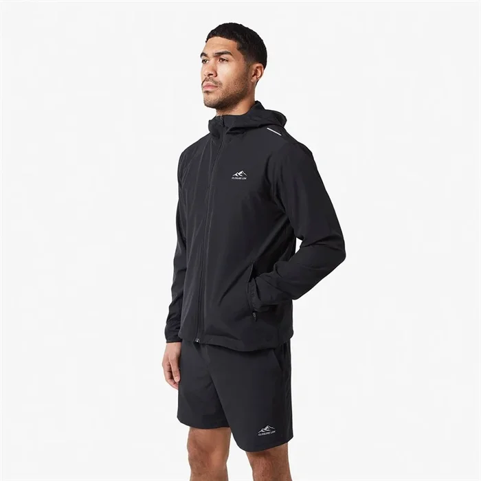 Buy Closure London Mens Core Windbreaker And Shorts Twin Set Black