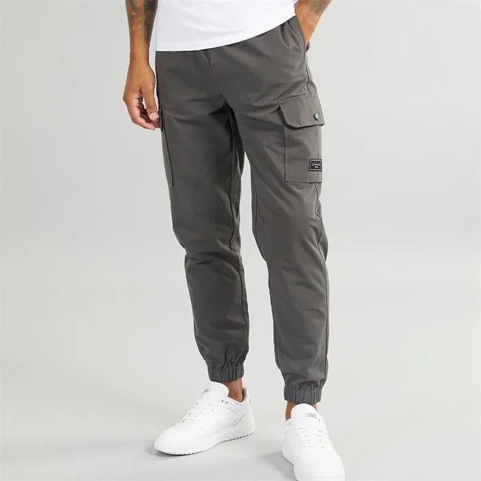 Buy Closure London Mens Utility Cargo Pants Charcoal