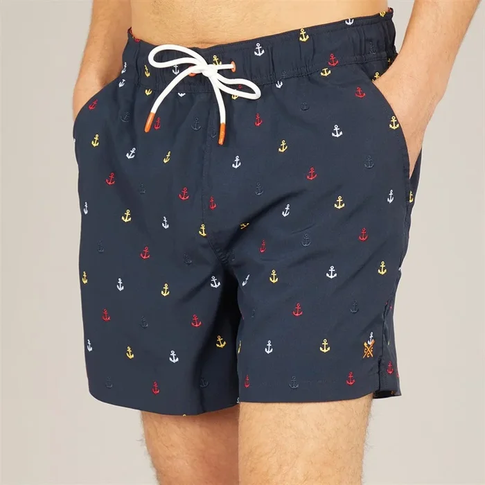 Buy Crew Clothing Mens Anchor Swim Shorts Dark Navy