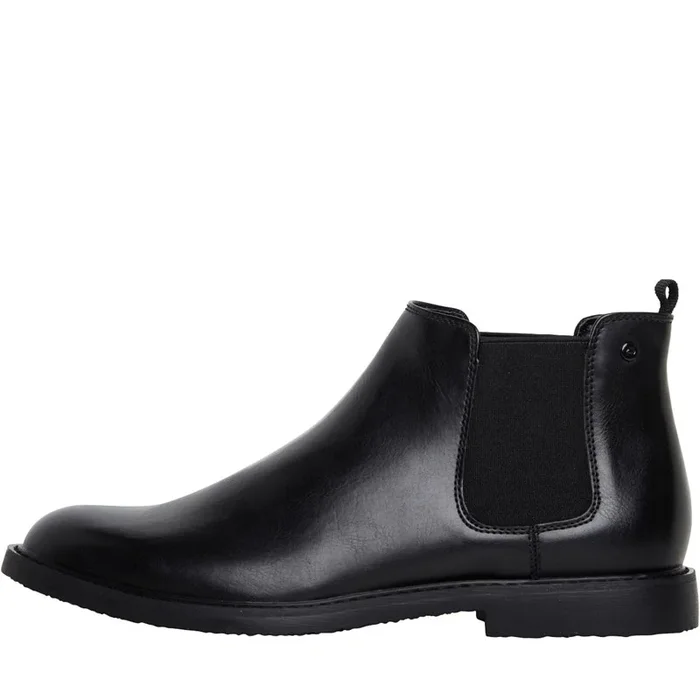 Buy Deakins Mens Morley Chelsea Boots Black PU