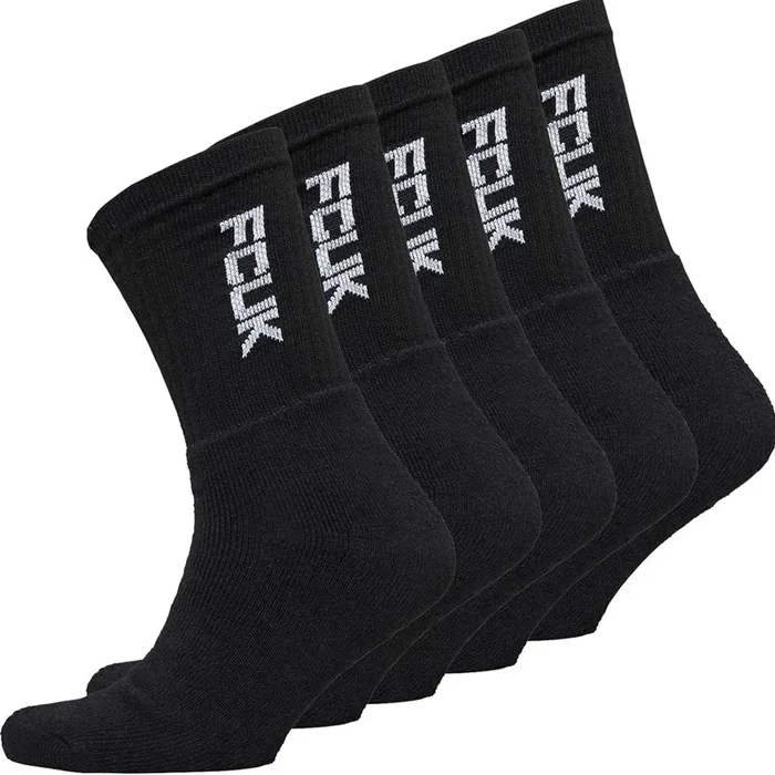 Buy French Connection Mens FCUK Five Pack Crew Socks Black