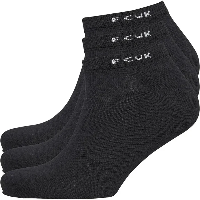 Buy French Connection Mens FCUK Three Pack Trainer Socks Black