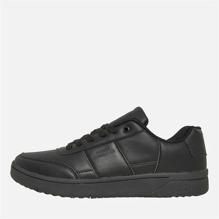 Buy French Connection Mens Knight 2 Trainers Black Mono