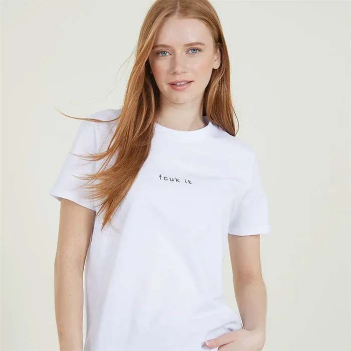 Buy French Connection Womens FCUK It T-Shirt White