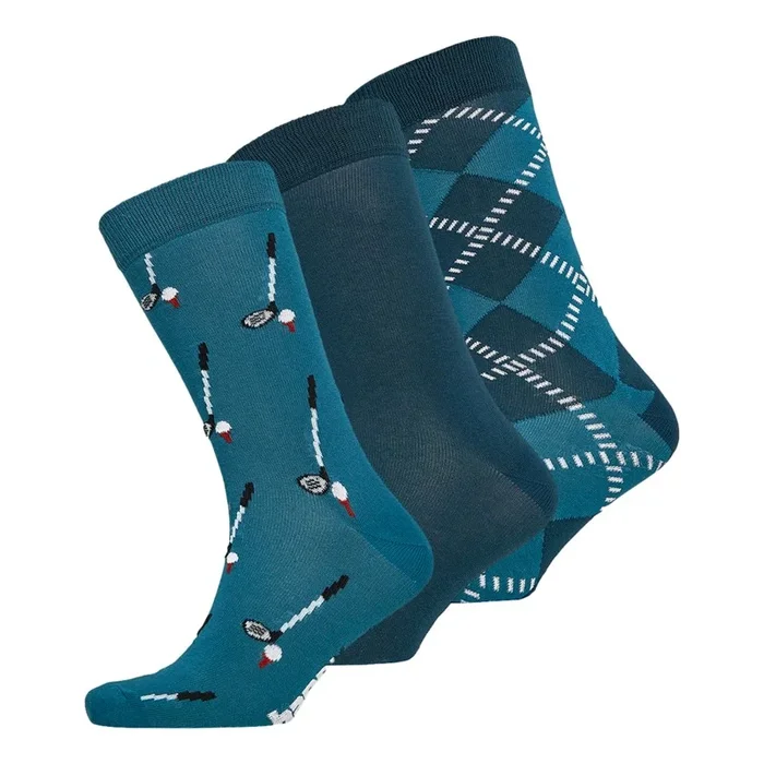 Buy Happy Socks Mens Three Pack Waterfall Socks Multi