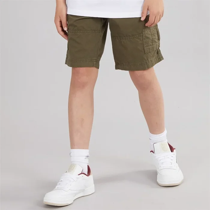 Buy JACK & JONES Boys Zeus Cargo Shorts Olive Night