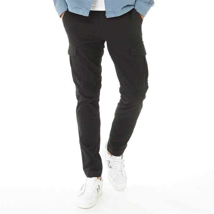 Buy JACK & JONES Mens Marco Dean Cargo Pants Black