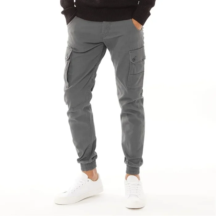 Buy JACK & JONES Mens Paul Warner AKM 111 Cargo Pants Asphalt