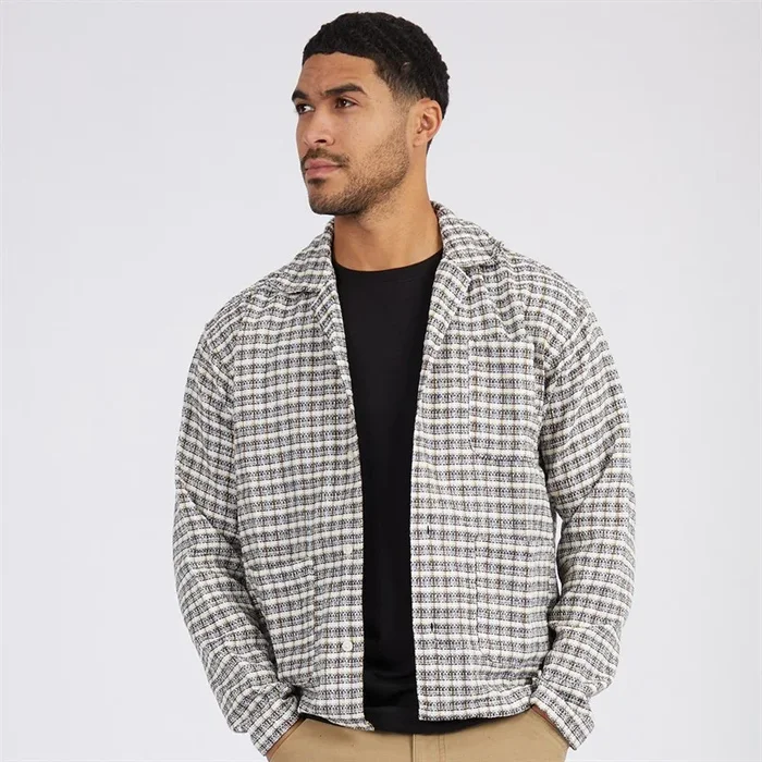 Buy JACK & JONES Mens Winter Chore Overshirt Antique White