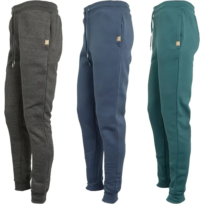 Buy JUICE Mens Mellcore Three Pack Joggers Blue/Charcoal Marl/Sage