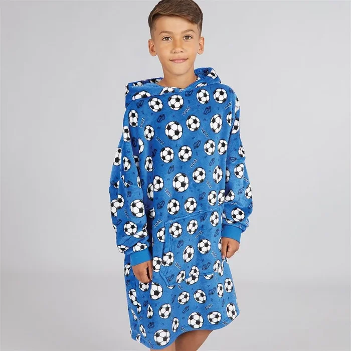 Buy Kangaroo Poo Boys Strike Blanket Hoodie Blue