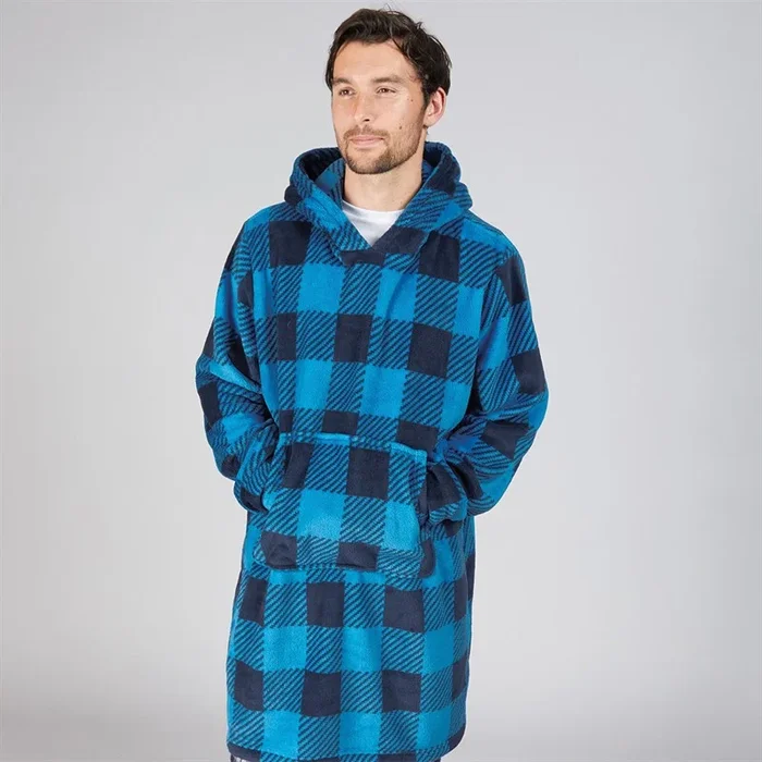 Buy Kangaroo Poo Mens AOP Oversized Blanket Hoodie Multi
