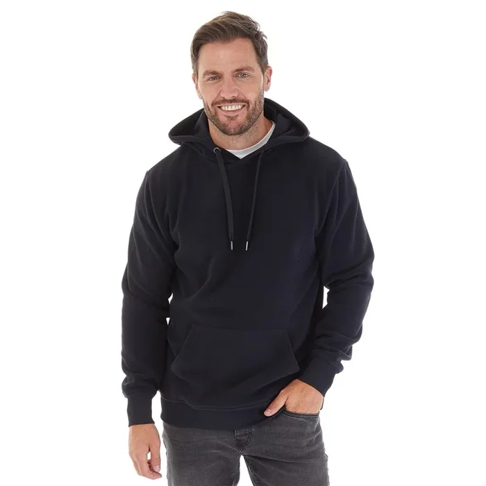 Buy Kangaroo Poo Mens Polar Fleece Hoodie Navy
