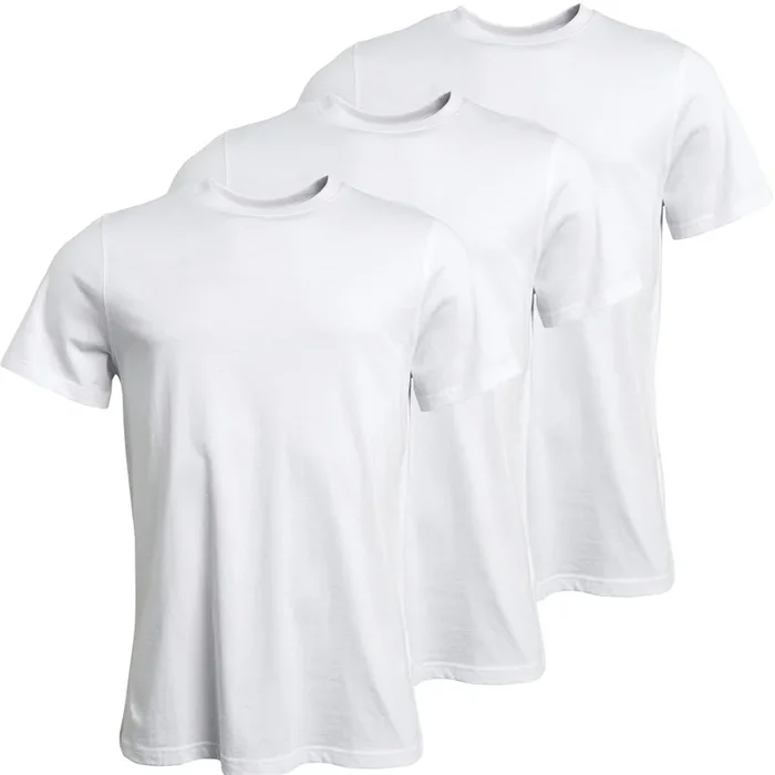 Buy Kangaroo Poo Mens Three Pack T-Shirts White
