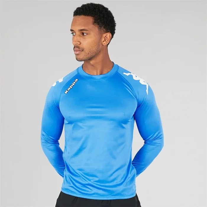 Buy Kappa Mens Veneto 2 Long Sleeve Training Jersey Light Blue