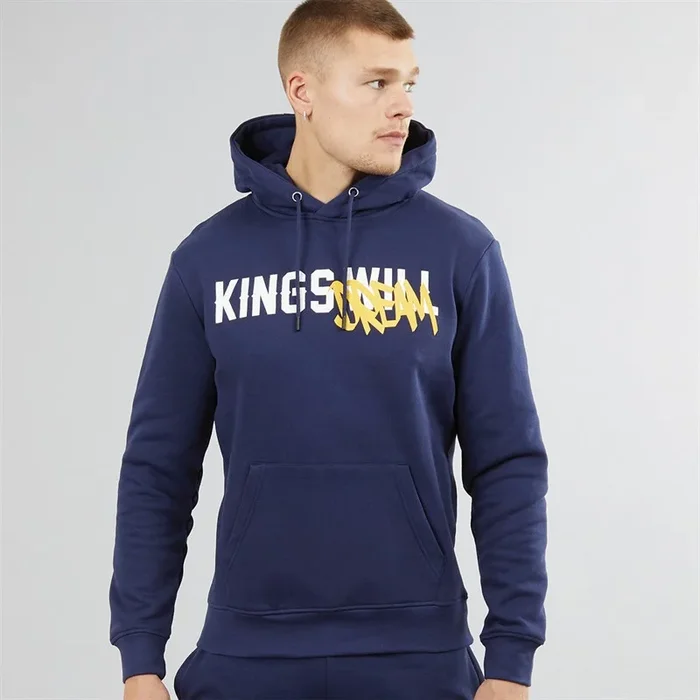 Buy Kings Will Dream i Mens Tagged Hoodie Navy