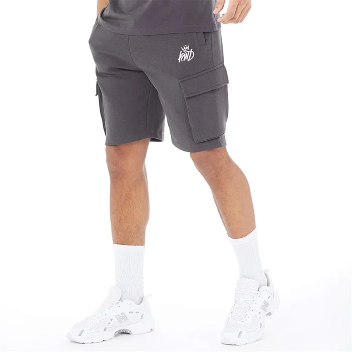 Buy Kings Will Dream Mens Crosby 2.0 Cargo Shorts Asphalt/White