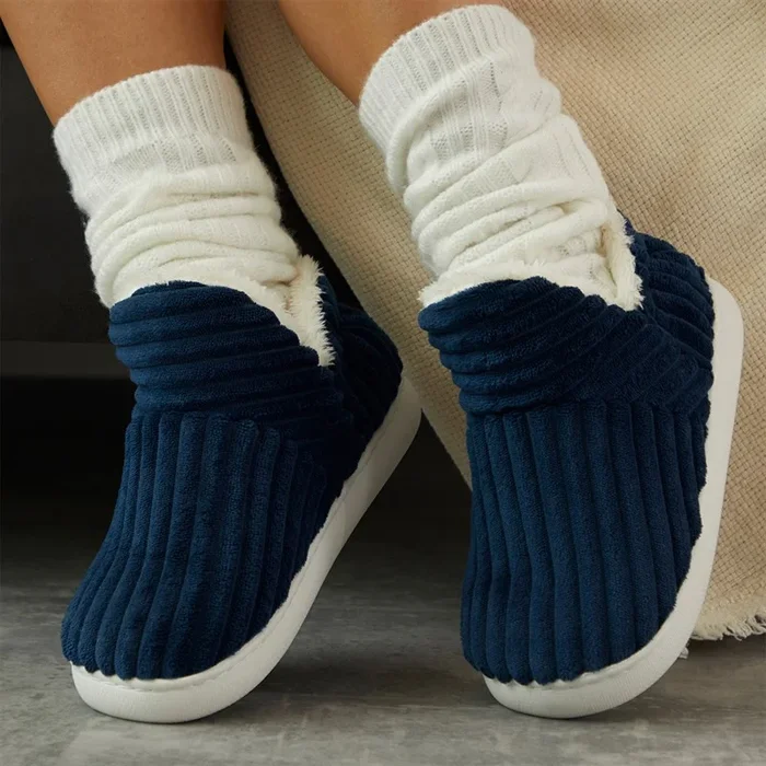 Buy KRUSH Womens Cosy Puffi Slippers Navy