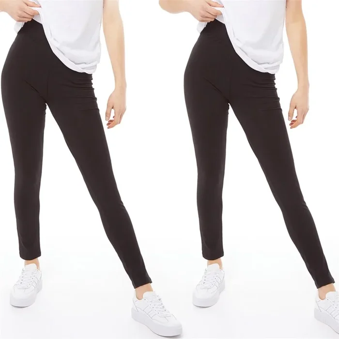 Buy L’amore Couture Womens L’amore Hannah Two Pack Leggings Black