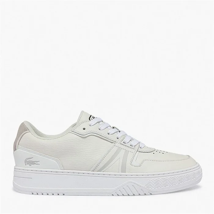 Buy Lacoste Mens L001 Trainers White/Off White