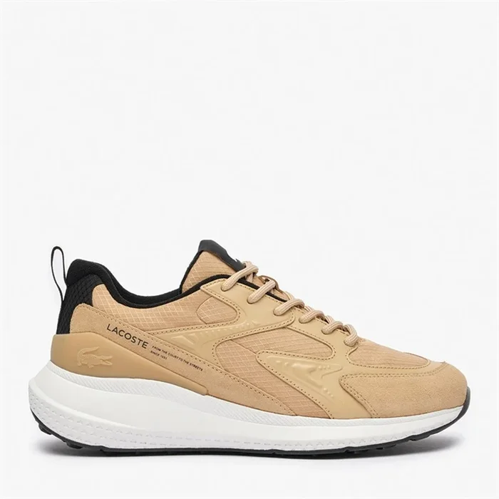 Buy Lacoste Mens L003 Evo Trainers Light Brown/White