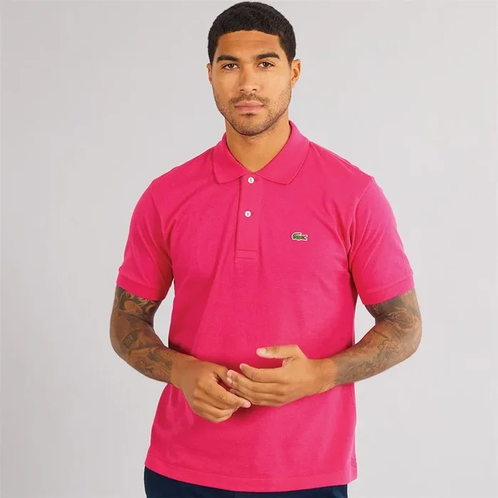 Buy Lacoste Mens Short Sleeve Polo Shirt Spinel