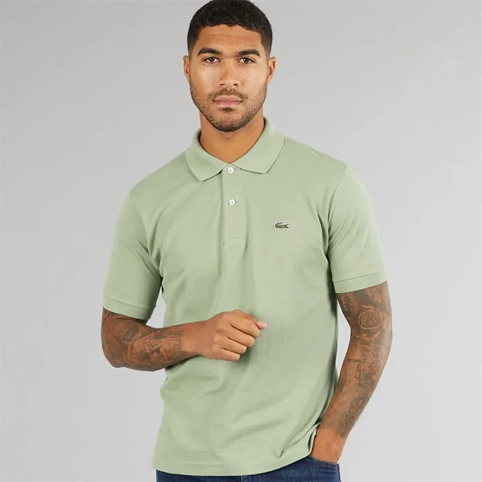 Buy Lacoste Mens Short Sleeve Polo Shirt Thyme