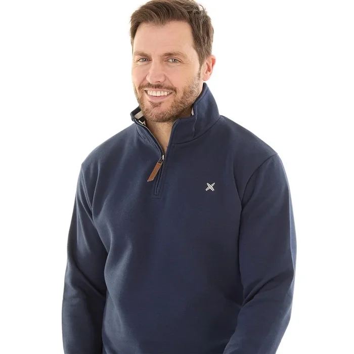 Buy Lagooners Mens Sargasso Funnel Neck Sweat Navy
