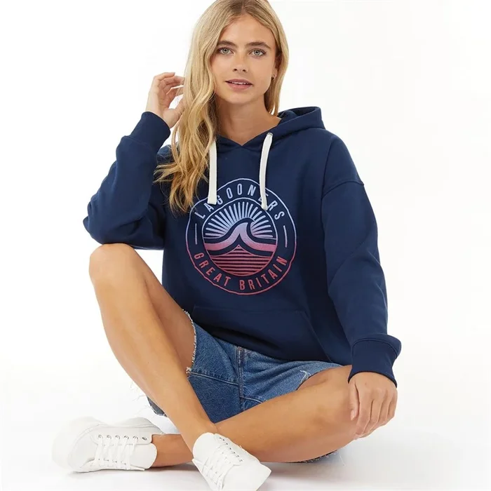 Buy Lagooners Womens Shine Hoodie Navy
