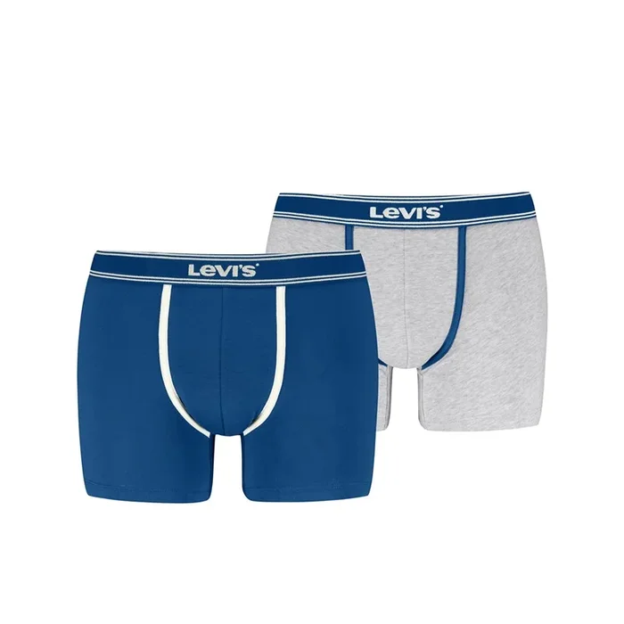 Buy Levi’s Mens Levis Remastered Two Pack Boxer Briefs Blue Combo
