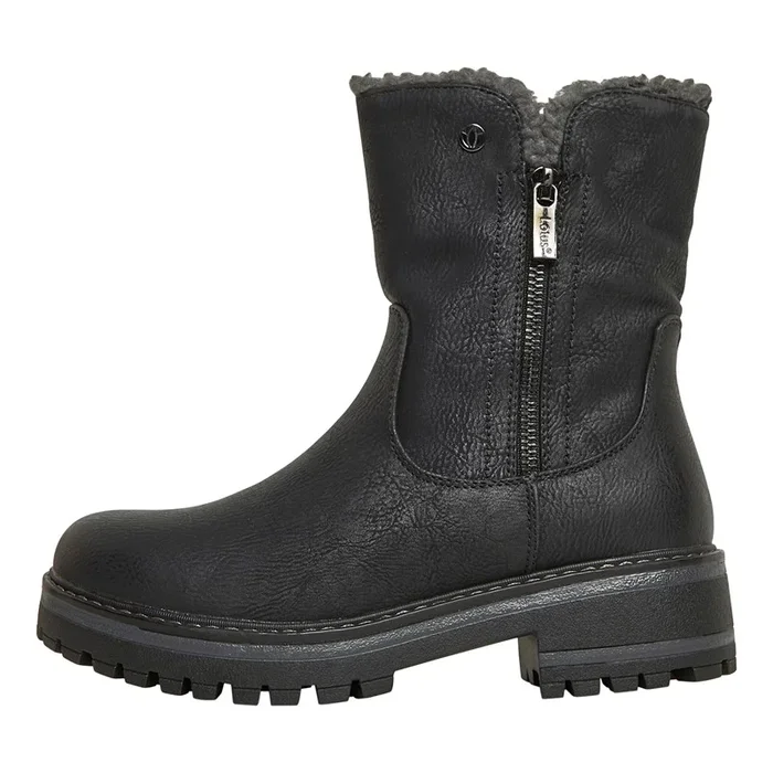 Buy Lotus Womens Angeles Side Zip Boots Black