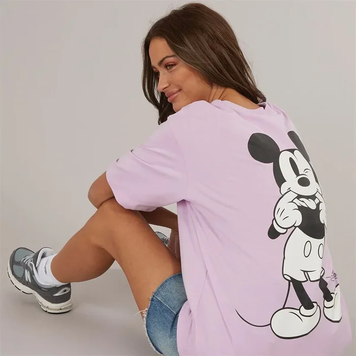 Buy Mickey Mouse Womens T-Shirt Orchid Bloom