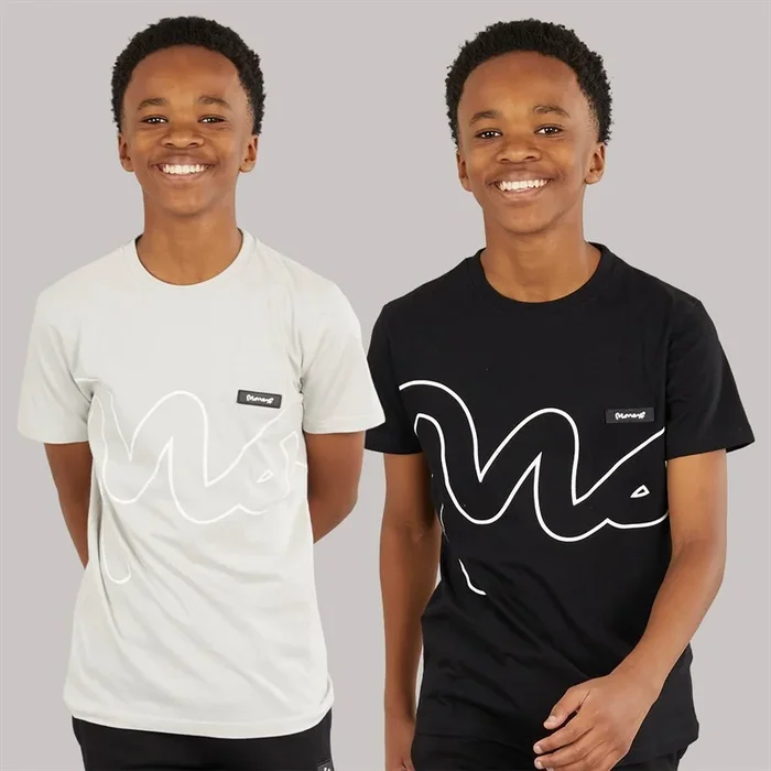 Buy Money Boys High Roller Two Pack T-Shirts Black/Grey Violet