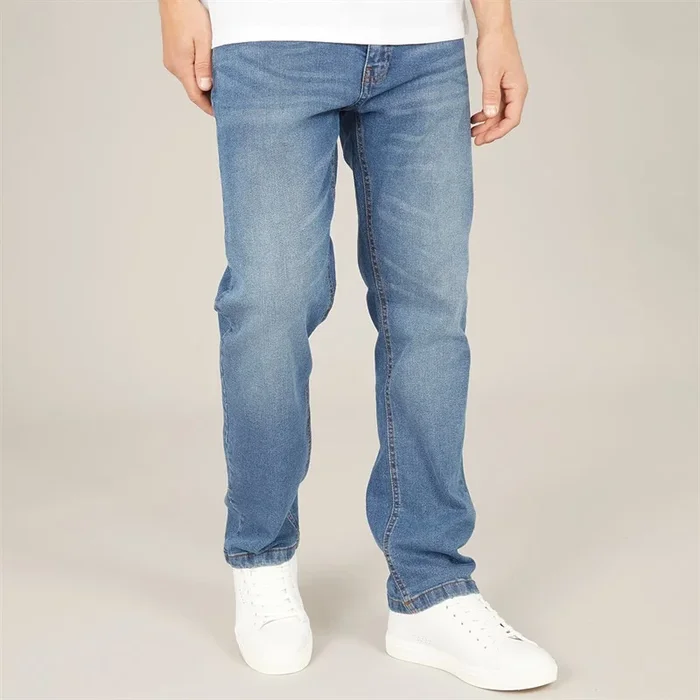 Buy NICCE Mens Sanjof Regular Fit Jeans Indigo Wash