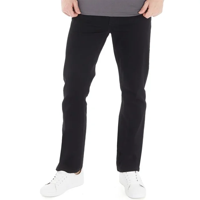 Buy Onfire Mens Bootcut Denim Jeans Black