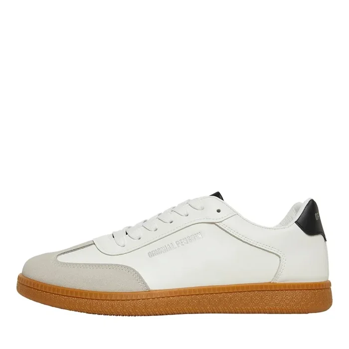 Buy Original Penguin Mens Salsa Trainers White/Gum