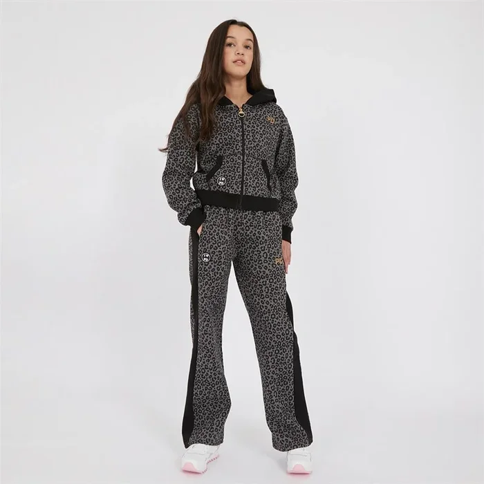 Buy Pindydoll Girls Atlanta Hoodie And Joggers Tracksuit Beetle & Black