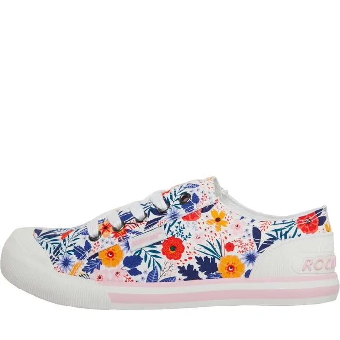 Buy Rocket Dog Womens Jazzin Canvas Pumps Malden Floral White Multi
