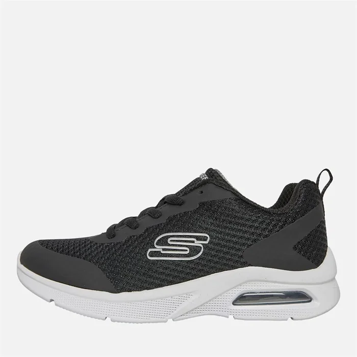 Buy SKECHERS Boys Microspec Max Kaptix Trainers Black/White