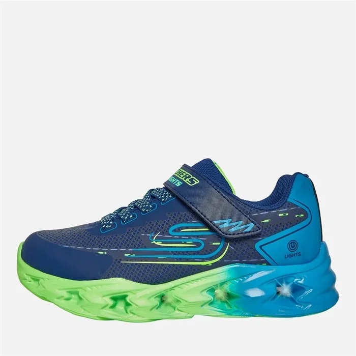 Buy SKECHERS Junior Boys S Lights Vortex 2.0 Quantroid Trainers Navy/Blue