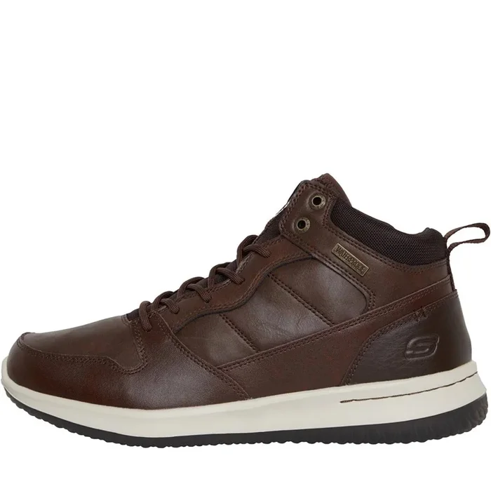 Buy Skechers Mens Delson Selecto Boots Chocolate