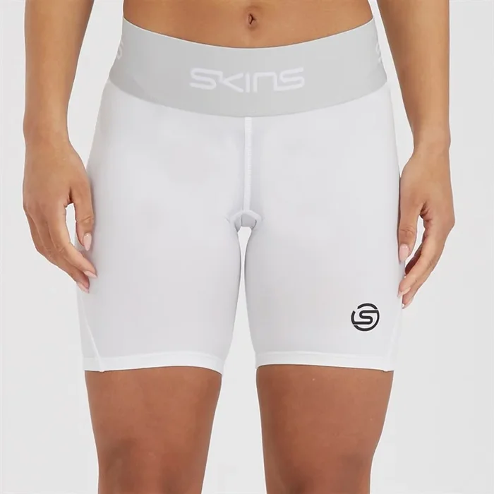 Buy Skins Womens Series-1 Compression Half Tights White