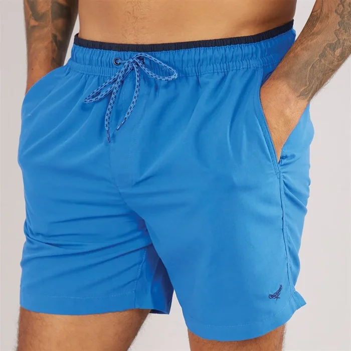 Buy THREADBARE Mens Dawlish Swim Shorts Cobalt Blue