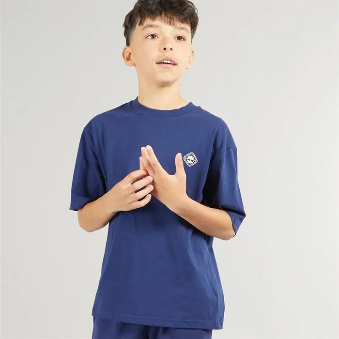 Buy Timberland Boys Short Sleeve T-Shirt Medieval Blue