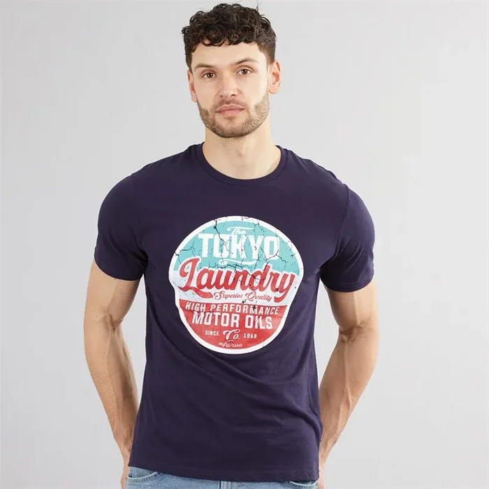 Buy Tokyo Laundry Mens Cressingham T-Shirt Navy