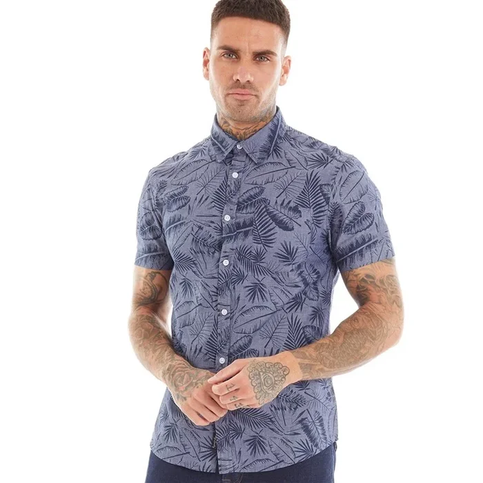 Buy Tokyo Laundry Mens Kaveri Short Sleeve Shirt Mid Blue Chambray