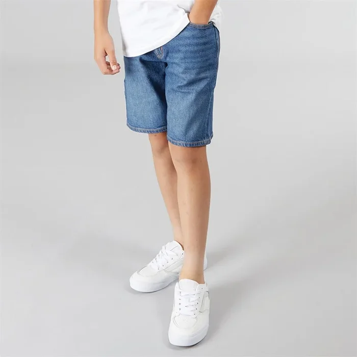 Buy Tommy Hilfiger Boys Carpenter Denim Shorts Midblue